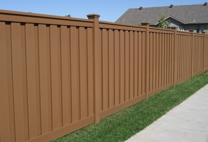 Saddle Brown Fence